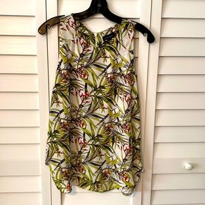 Floral Blouse Sleeveless